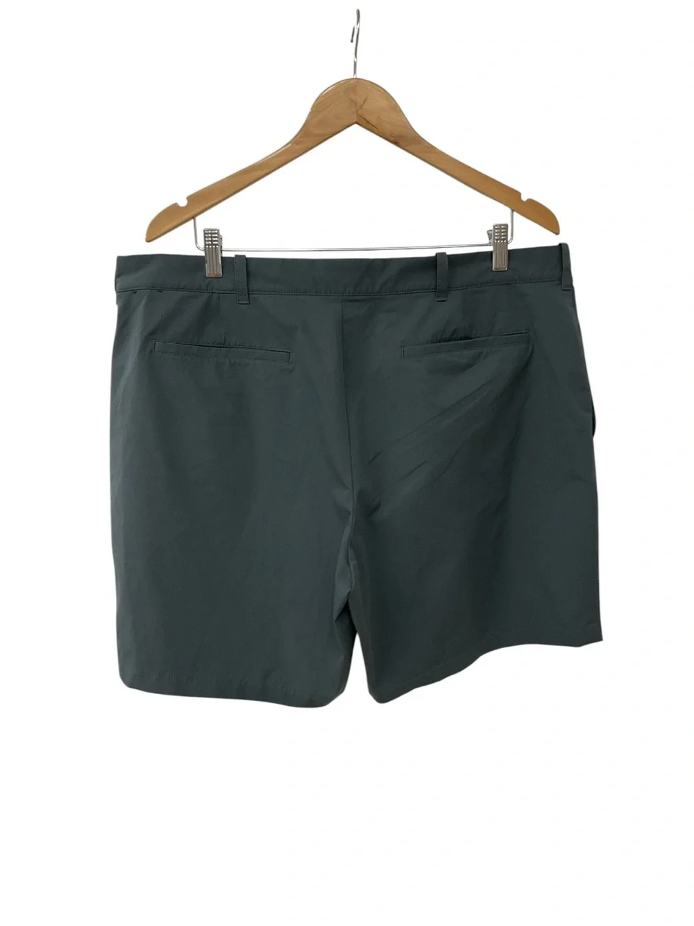 J. Crew 7'' Tech Shorts Smokey Blue Gray Stretch Chino Preppy Gorpcore Golf 38